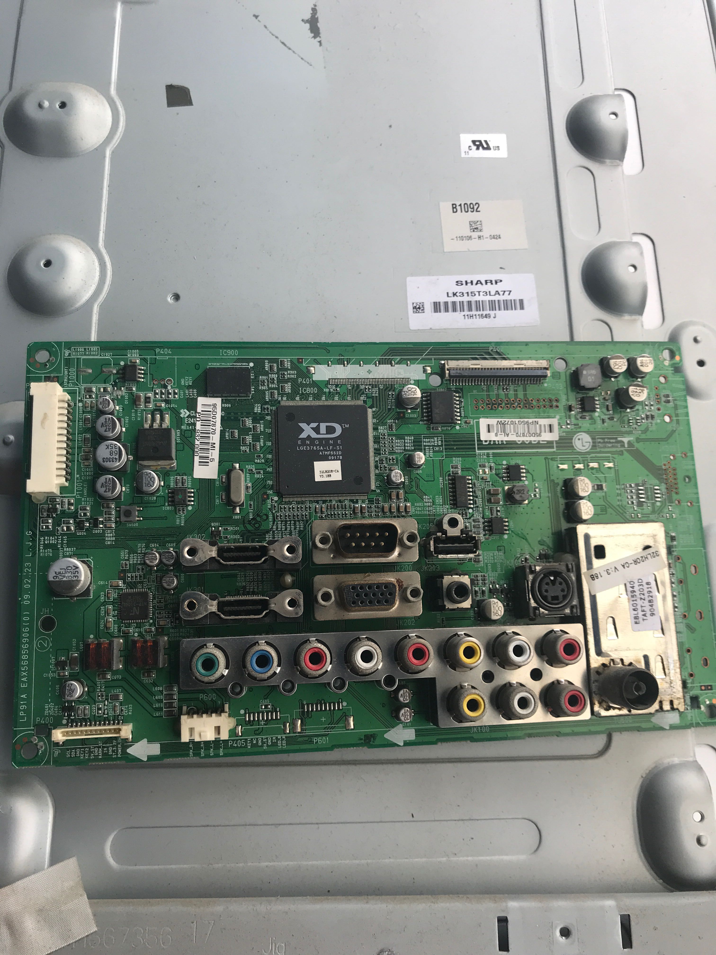 原装LG32LH20RC-TA 主板 LP91A EAX56856906(0)夏普屏LK315T3LA77
