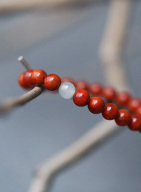 云渐川料满肉南冰种翡翠手串