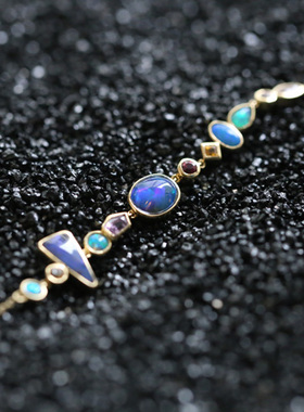 入锦往期客订欣赏-18k设计款手链