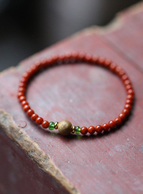 入锦通用款满肉南红手串设计款