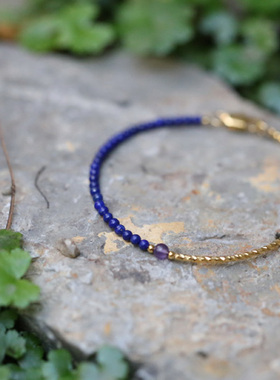 常仪系列冬十二月9k生辰石青金石