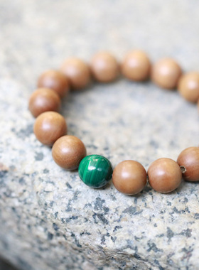 印度老山檀红肉圆珠12mm手串