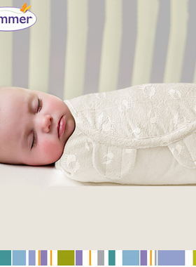 美国正品Summer Infant swaddleme婴儿包巾天鹅绒厚款抱被襁褓
