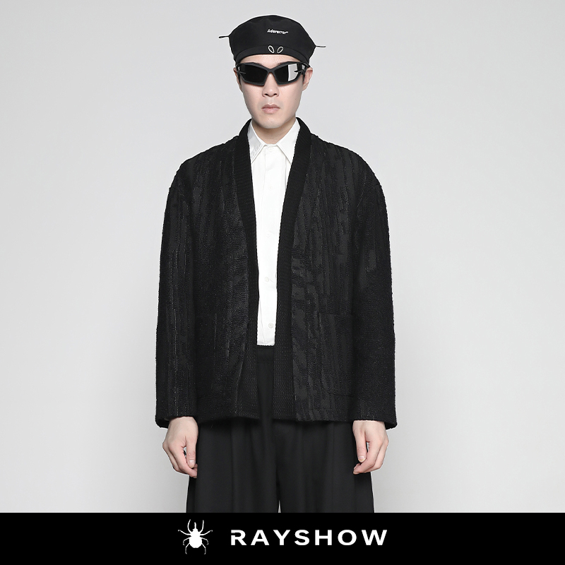 RAYSHOW@暗黑系肌理感毛呢外套