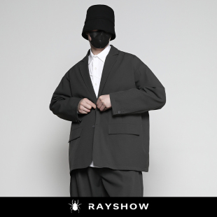 极简廓形高级感 外套 RAYSHOW·日系无性别茧型设计师男装 宽松西装