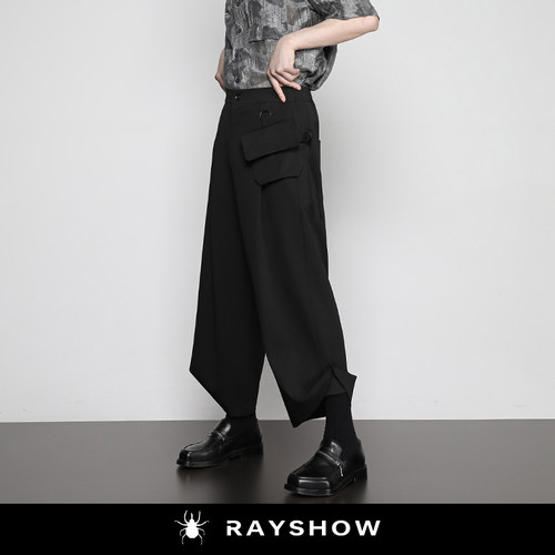 RAYSHOW@翻折腰包设计日式剑道裤