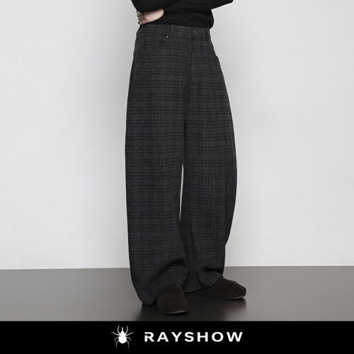 RAYSHOW「原创羊毛弯刀长裤」