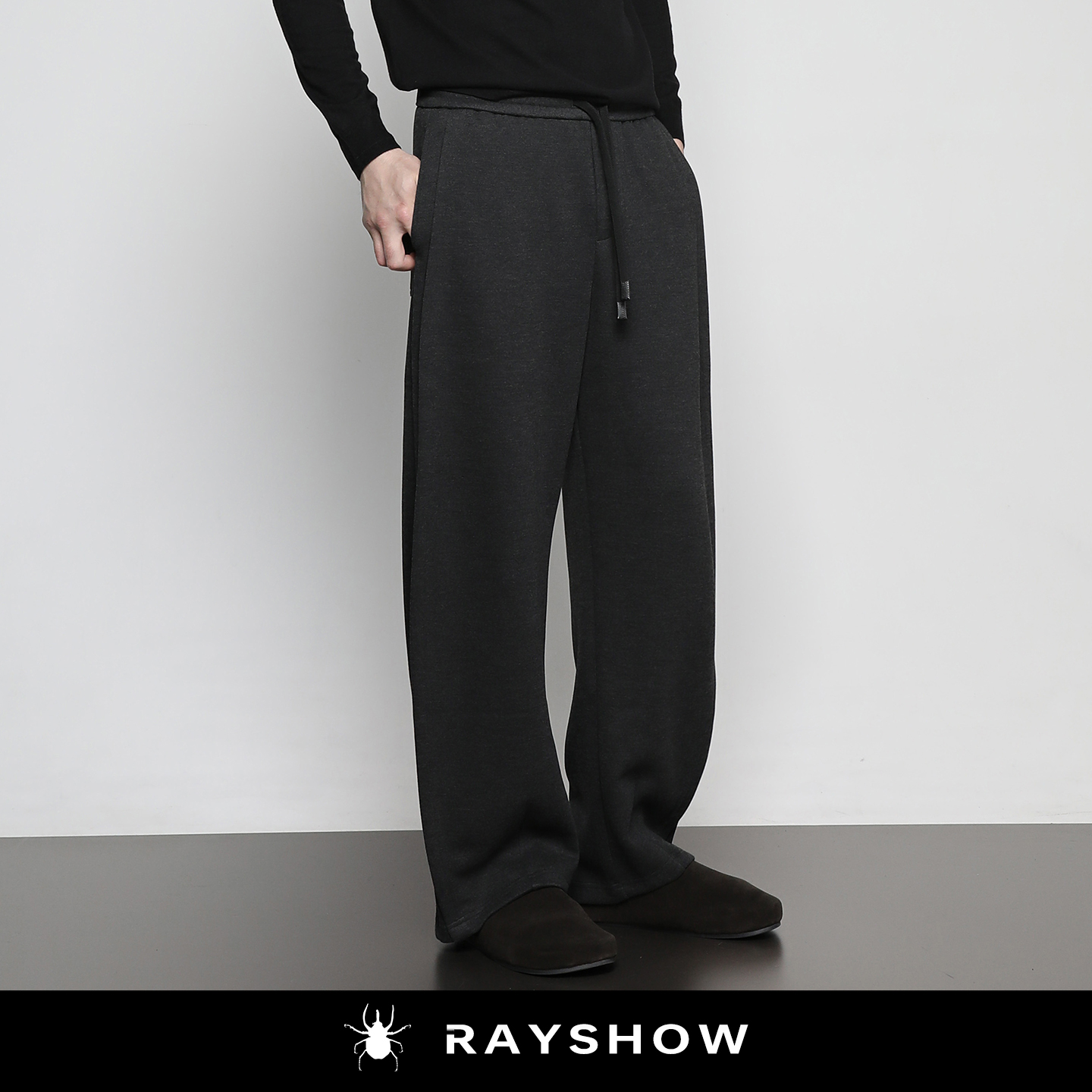 RAYSHOW原创合页廓形设计弯刀裤