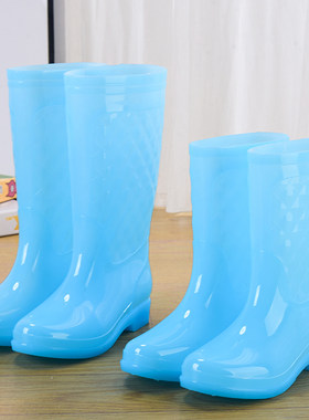 高筒四季甜美防滑防水雨鞋水鞋