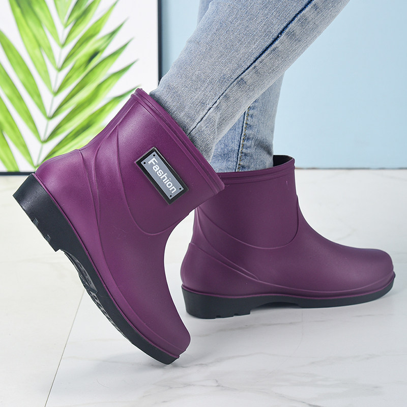 防滑防水女冬胶靴加厚水鞋耐磨厨房踩水胶鞋短筒雨鞋水靴套鞋雨靴,女鞋,雨鞋,淘宝优惠券,粉丝福利购,淘宝优惠卷