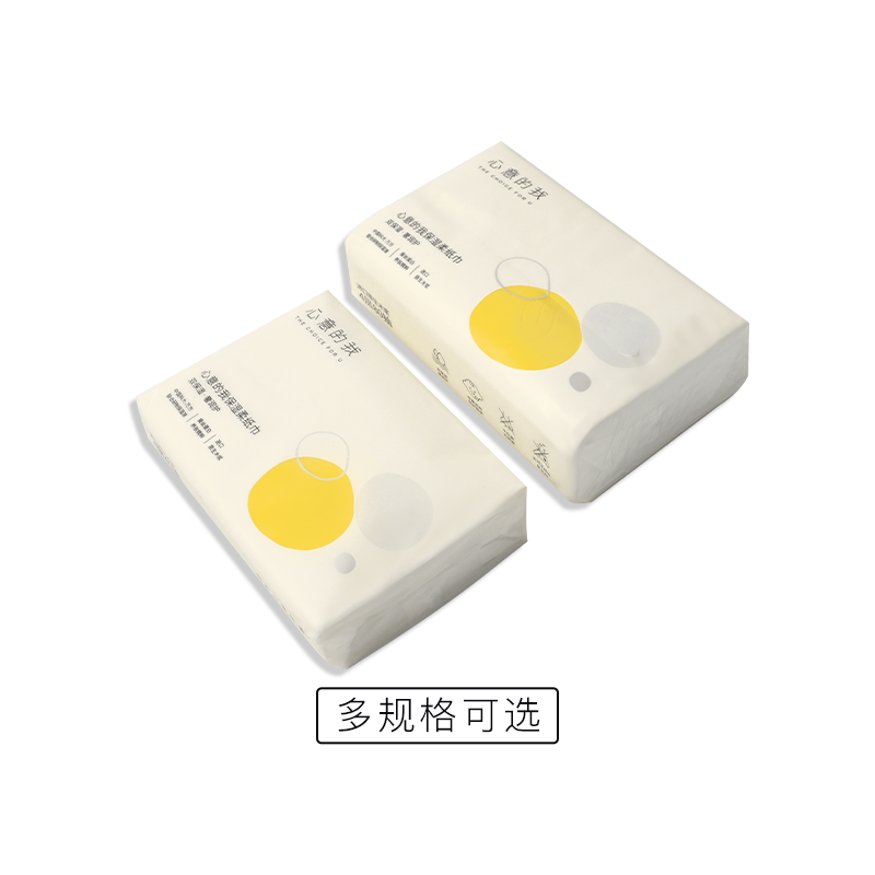心意的我 蚕丝蛋白保湿柔纸巾家庭装（80抽4层*16包/箱）