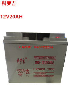 电梯应急系统专用 直流屏照明 科罗吉12V20AH蓄电池UPS 消防主机