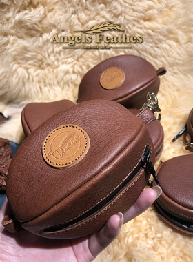 晴源斋真皮手工制作文玩收纳袋首饰袋EDC收纳神器手串牛皮108盘玩