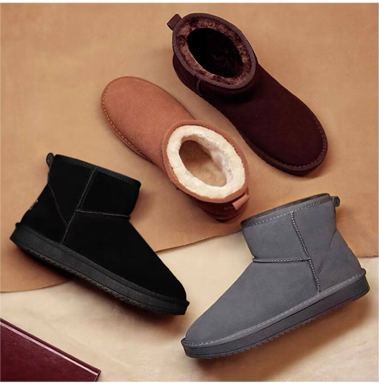 雪地靴男士冬季保暖软底加绒加厚防滑学生面包男鞋东北马丁棉鞋男