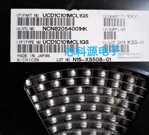 UCD1C101MCL1GS 尼吉康贴片铝电解电容 16V100UF 6.3x6.1高频低阻