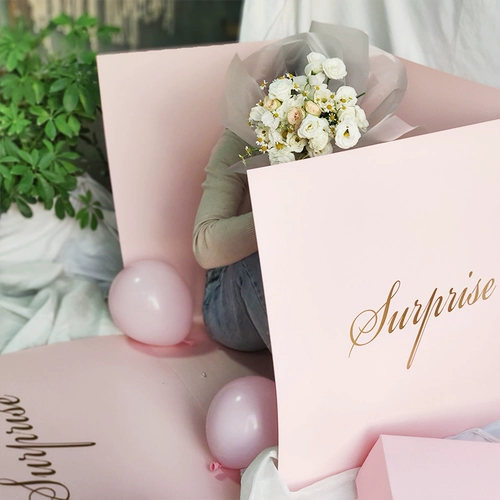 Большой ящик для хранения, воздушный шар, большая подарочная коробка, подарок на день рождения