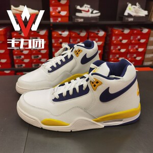 主力团 耐克Nike Air Flight 89 AJ4 湖人白黄 篮球鞋 BQ4212-102