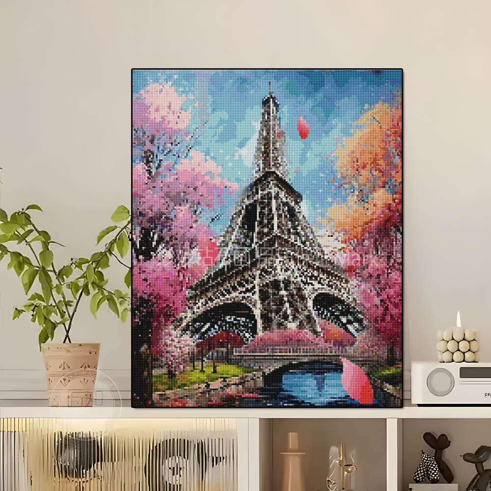 世界名胜风景埃菲尔巴黎铁塔钻石画成人5DIY手工贴砖石绣2026新款