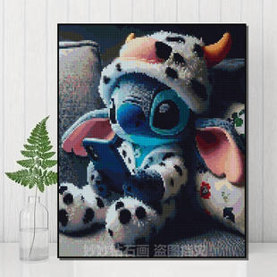 2025新款Stitch史迪仔钻石画儿童diy成人手工十字绣DimaondArt