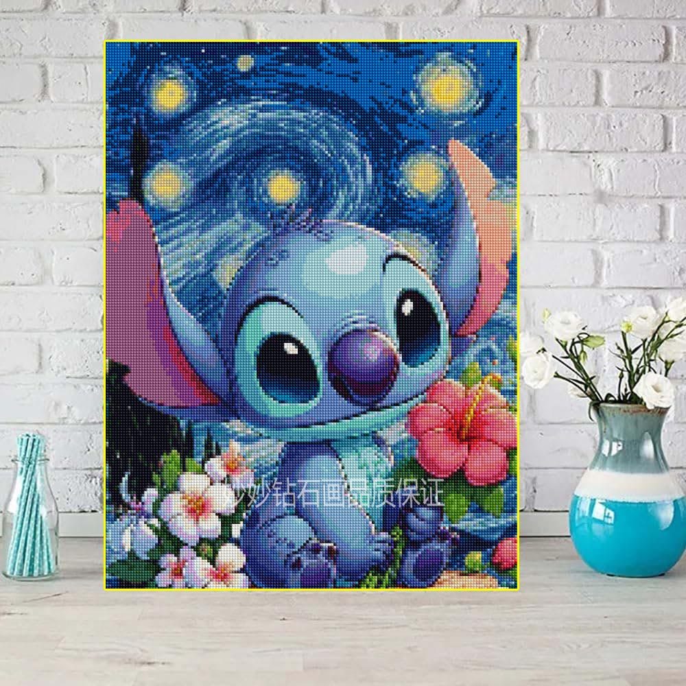 5d高颜值史迪仔满钻石画Stitch马赛克十字绣砖石刺绣成人手工DIY,居家布艺,钻石绣,淘宝优惠券,粉丝福利购,淘宝优惠卷