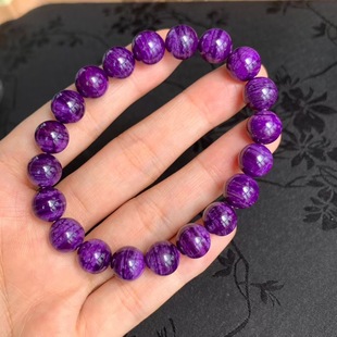回收皇家紫舒俱来手链星辰紫气 27.2g 9.5mm