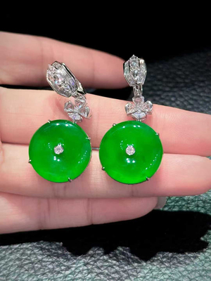 回收天然水晶冰种帝王绿翡翠手镯紫罗兰翡翠项链吊坠18K镶嵌戒指