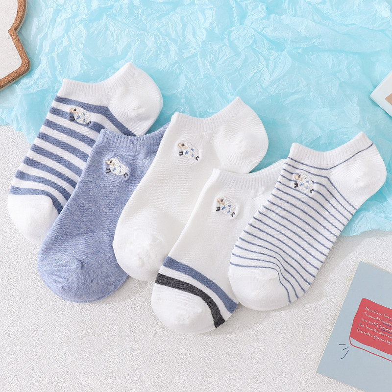 袜子女夏季薄款船袜纯棉ins潮可爱日系短袜浅口春秋低帮隐形白袜,女士内衣/男士内衣/家居服,船袜,淘宝优惠券,粉丝福利购,淘宝优惠卷