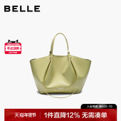 百丽包包女2025新款 通勤菜篮子单肩斜挎手提大容量托特包BL858BX5