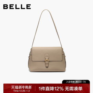 通勤单肩斜挎小方包F3075DX5 简约法式 百丽包包女2025冬季 新款