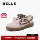 女2025秋新内增高运动休闲鞋 百丽时尚 撞色爱心德训鞋 B2873CM5
