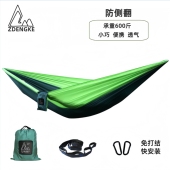 降落伞布带蚊帐吊床户外秋千双人单人防侧翻室外野外儿童睡觉掉床