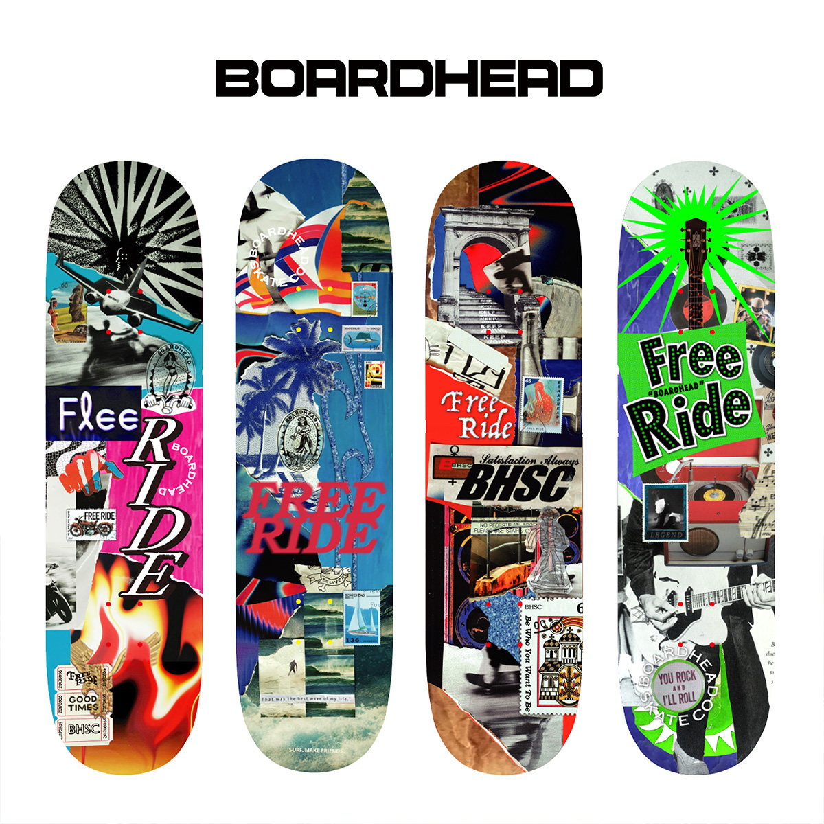 BOARDHEAD26街式进口枫木滑板