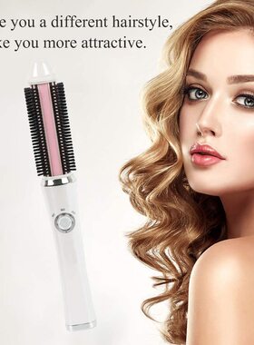 USB Cordless Hair Straightener Curle充电直发梳内扣不伤发家用