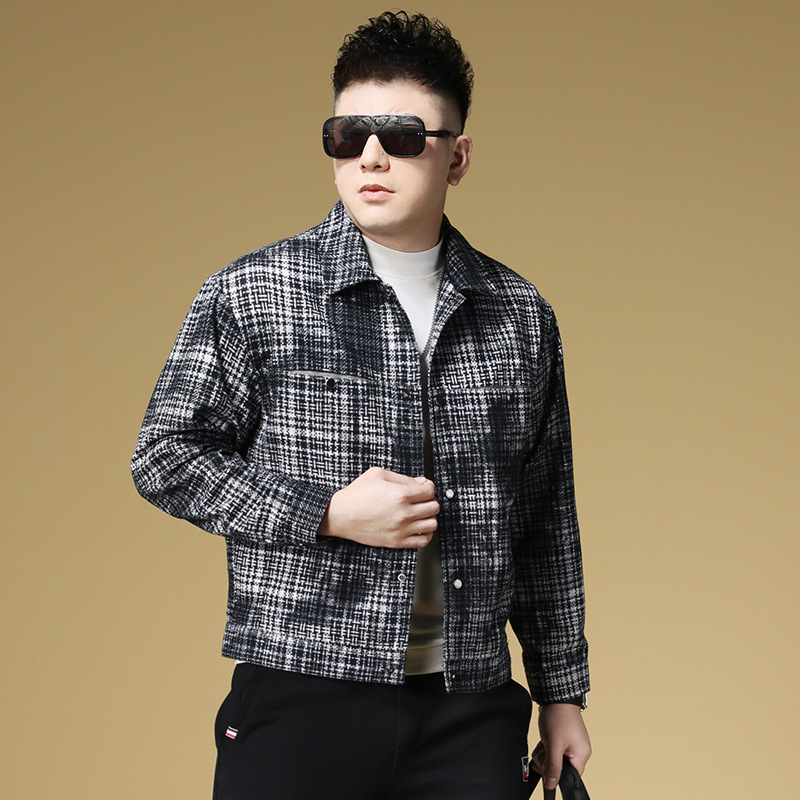 2025春季新款男青年潮流时尚翻领休闲夹克外套D228-2510-P155