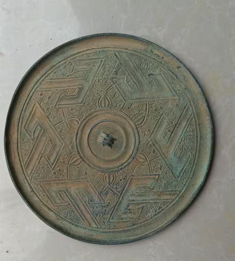 仿古青铜镜艺术品摆件拓印素材多种款式酒店装饰品古玩收藏定制