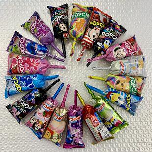 日本进口POPCAN迪士尼米奇头米老鼠水果味棒棒糖 30支装