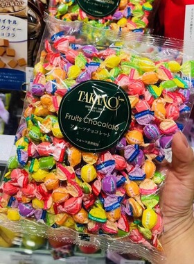日本采购银座新宿高野takano水果巧克力糖果270g大包装多口味爆款