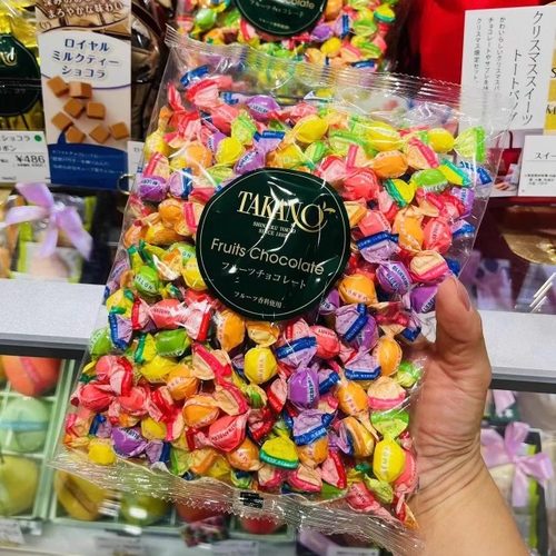 日本采购银座新宿高野takano水果巧克力糖果270g大包装多口味爆款