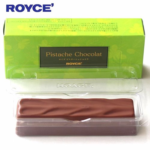 日本机场零食北海道ROYCE生巧牌开心果巧克力条块状礼盒伴手礼