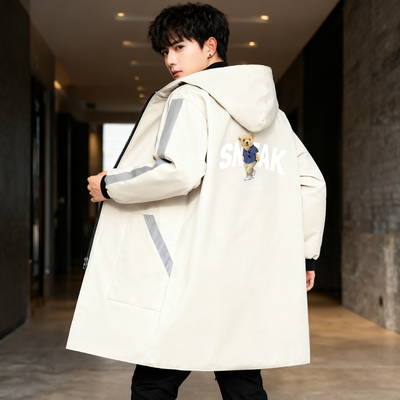 罩衣男女款2025新款冬围裙防水工作服上班加绒冬季干活大人加