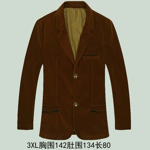 140CM胸围4尺2大码男装年西装休闲平绒特体加肥加大号男西服特惠