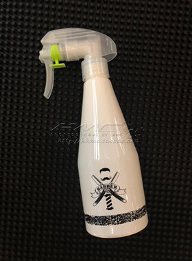 BARBER油头风专业美发喷水壶细雾喷雾喷雾 简洁白色家庭可用240ml