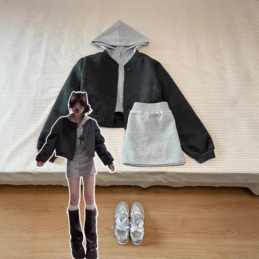 棒球服外套女2026春秋新款小休闲运动套装