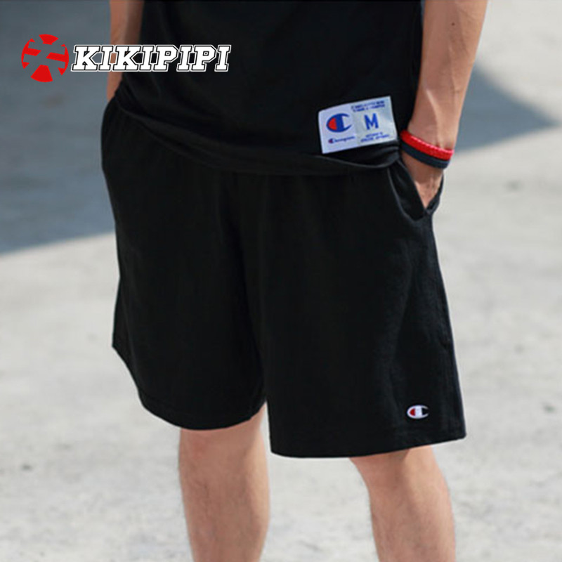 KIKIPIPI正品美版Champion刺绣棉质短裤基础休闲运动裤男女潮牌|msdalam kategori Pakaian Lelaki, seluar santai - dari Buy2taobao.com untuk memberikan perkhidmatan ejen Taobao profesional membeli