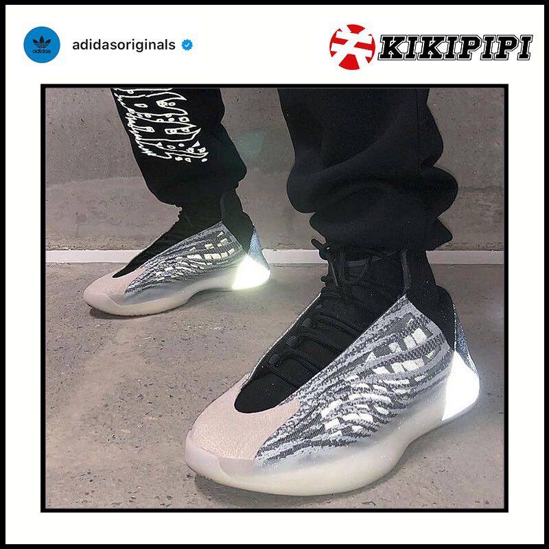 adidas yeezy qntm barium 黑灰白 椰子boost 高帮篮球鞋 h68771