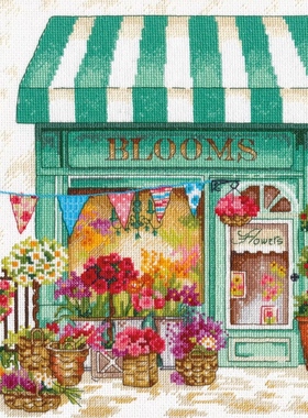 现货 美国进口Dimensions十字绣套件 Dim 70-35401 大普 花房