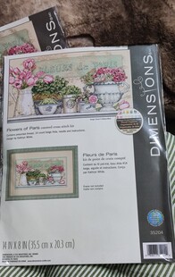 美国进口dimensions十字绣套件DIM35204巴黎之花 大普
