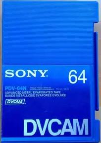 SONY/索尼 DVCAM 64 日本进口录像带 DV编辑带 高清金属磁带