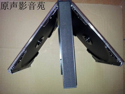 进口双碟3cd音乐收纳软件光盘盒