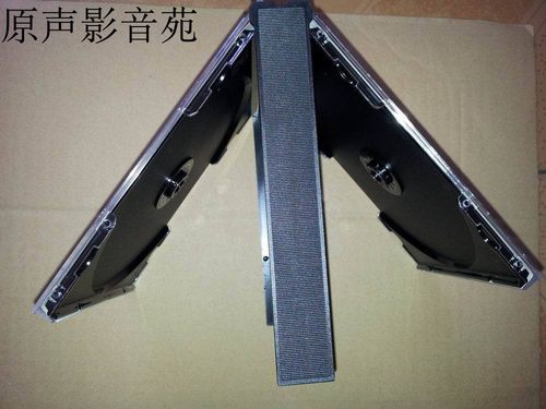 进口双碟3cd音乐收纳软件光盘盒